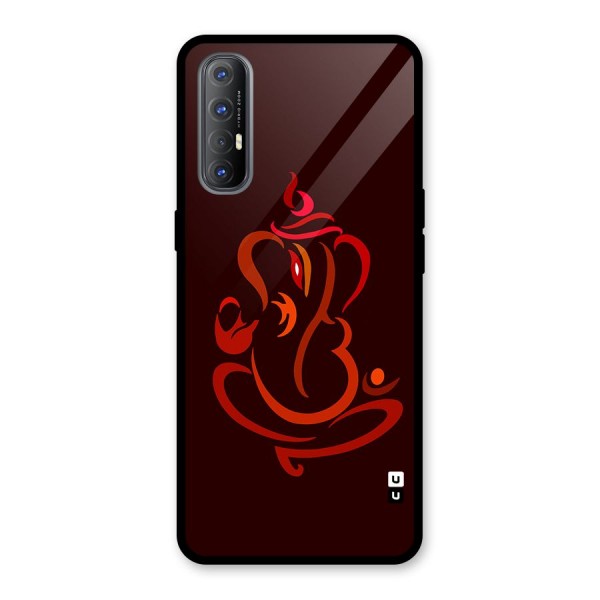 Jai Ganesha Glass Back Case for Oppo Reno3 Pro