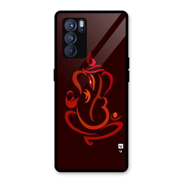 Jai Ganesha Glass Back Case for Oppo Reno6 Pro 5G