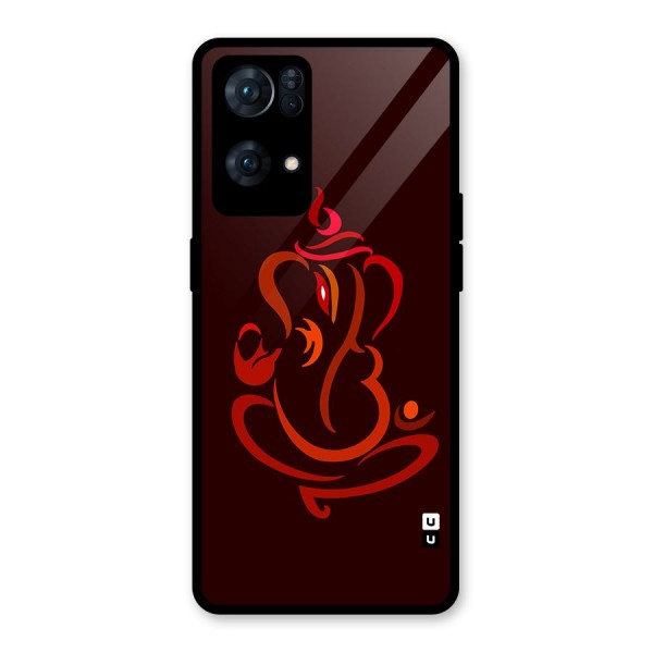 Jai Ganesha Glass Back Case for Oppo Reno7 Pro 5G