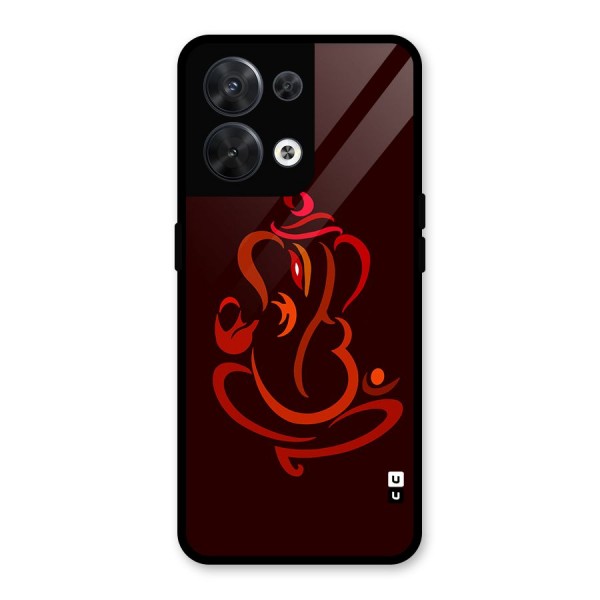 Jai Ganesha Glass Back Case for Oppo Reno8 5G