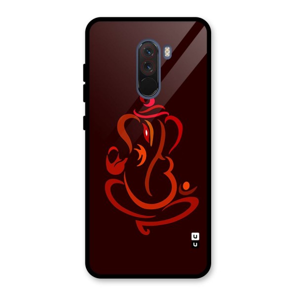 Jai Ganesha Glass Back Case for Poco F1