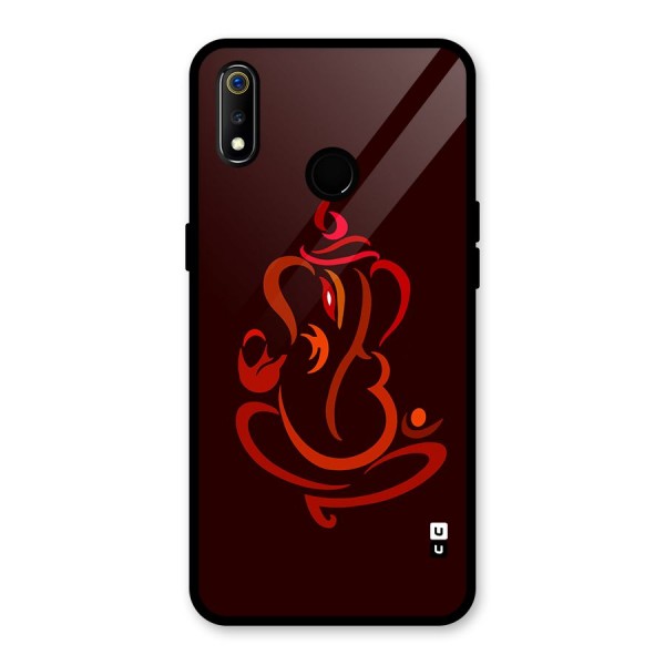 Jai Ganesha Glass Back Case for Realme 3