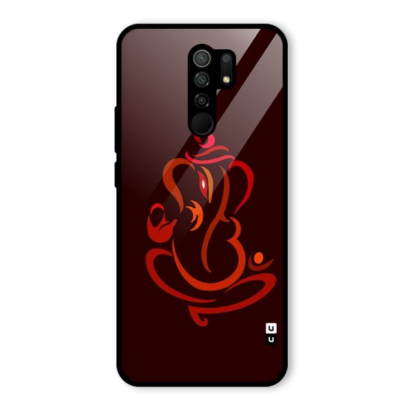 Jai Ganesha Glass Back Case for Redmi 9 Prime