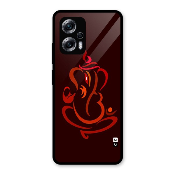 Jai Ganesha Glass Back Case for Redmi K50i