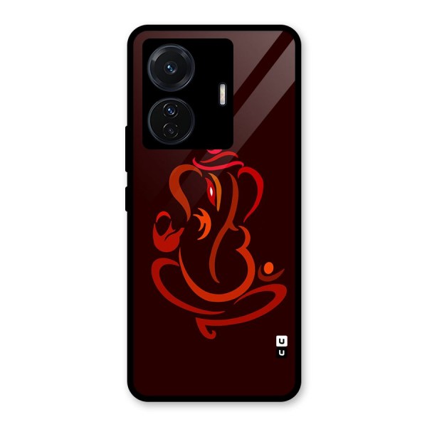 Jai Ganesha Glass Back Case for Vivo T1 Pro