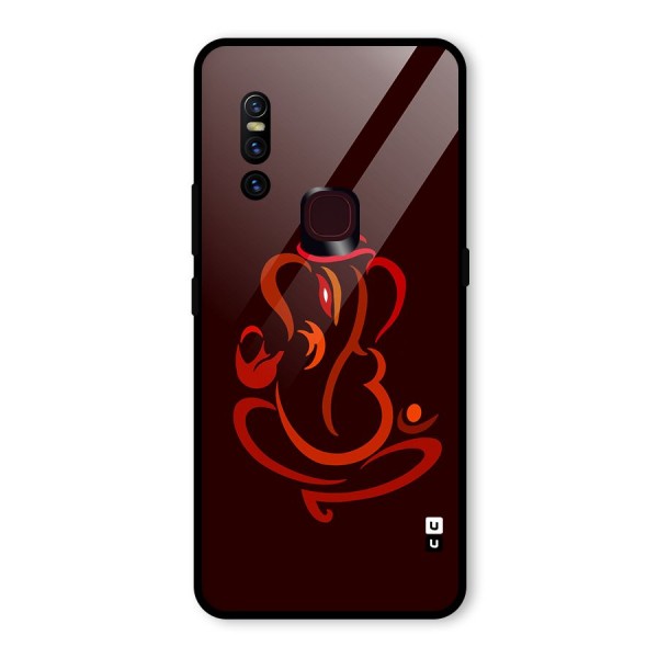 Jai Ganesha Glass Back Case for Vivo V15