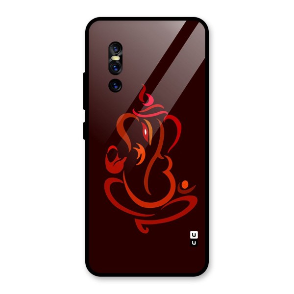 Jai Ganesha Glass Back Case for Vivo V15 Pro