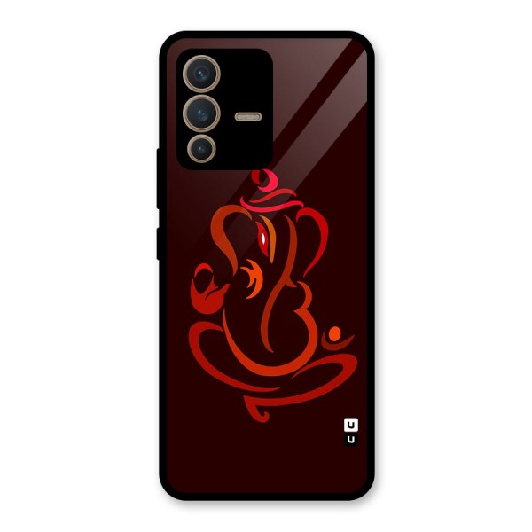 Jai Ganesha Glass Back Case for Vivo V23 5G