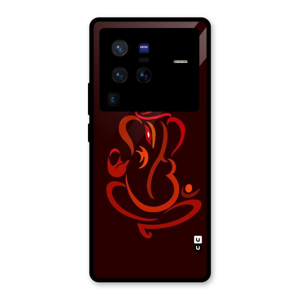 Jai Ganesha Glass Back Case for Vivo X80 Pro