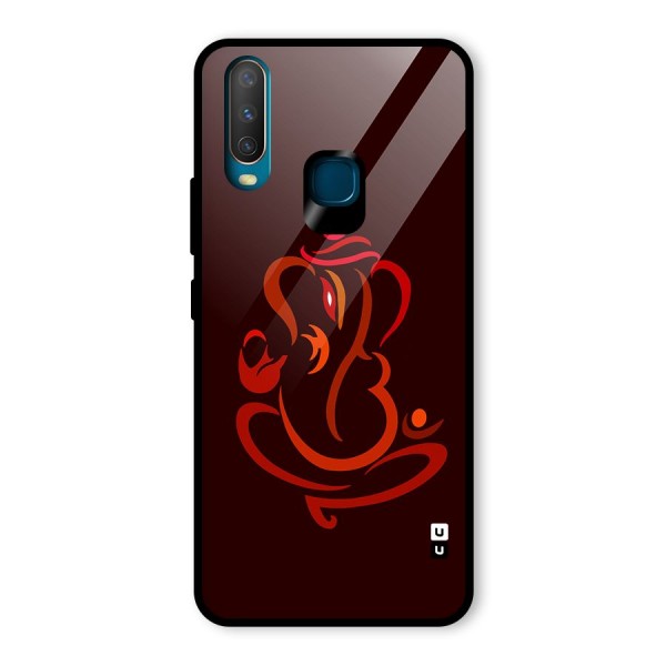 Jai Ganesha Glass Back Case for Vivo Y12