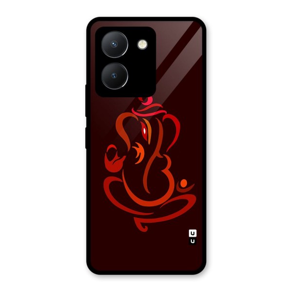 Jai Ganesha Glass Back Case for Vivo Y36