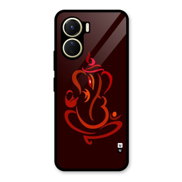 Jai Ganesha Glass Back Case for Vivo Y56