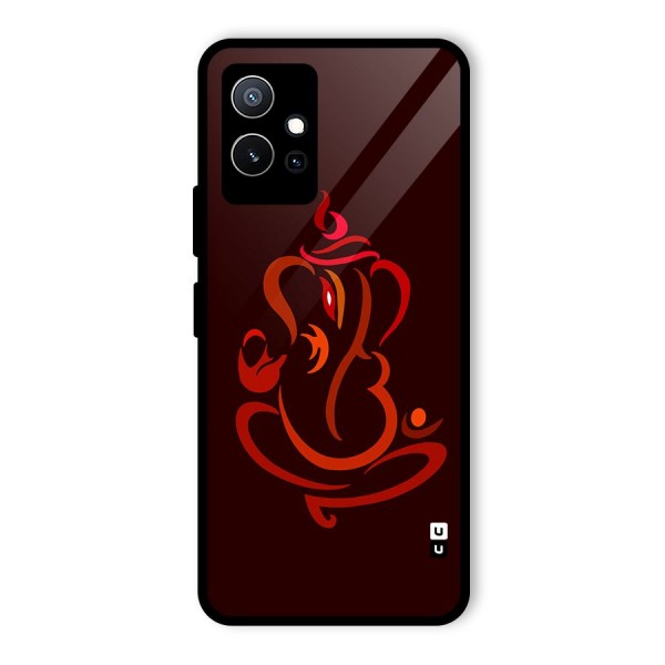 Jai Ganesha Glass Back Case for Vivo iQOO Z6