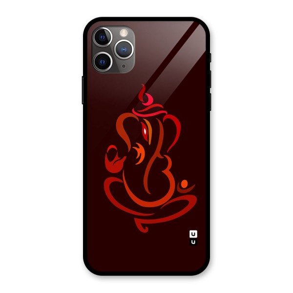 Jai Ganesha Glass Back Case for iPhone 11 Pro Max