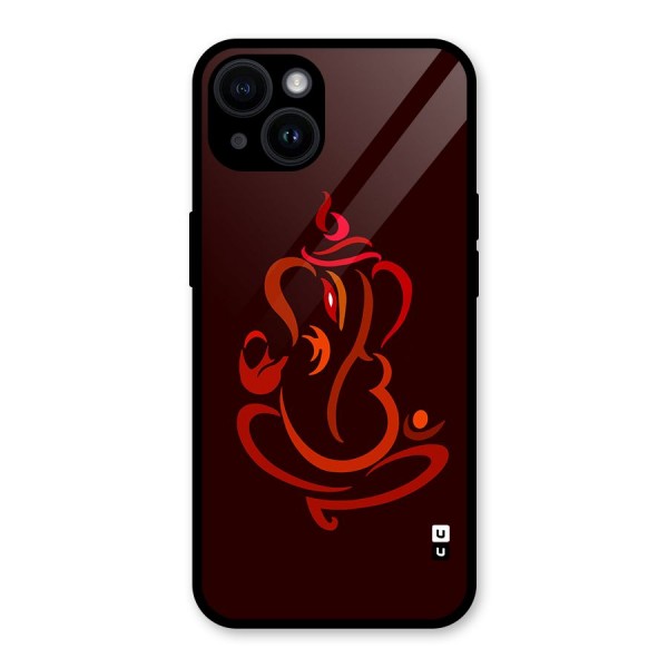 Jai Ganesha Glass Back Case for iPhone 14