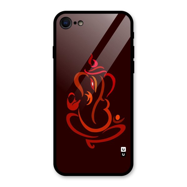 Jai Ganesha Glass Back Case for iPhone 8