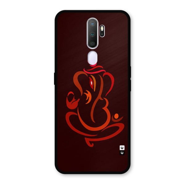 Jai Ganesha Metal Back Case for Oppo A5 (2020)