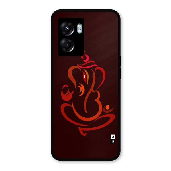 Jai Ganesha Metal Back Case for Oppo K10 (5G)