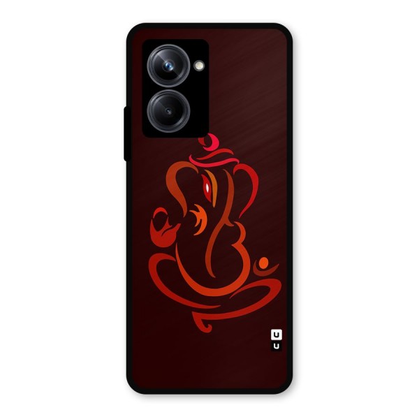 Jai Ganesha Metal Back Case for Realme 10 Pro