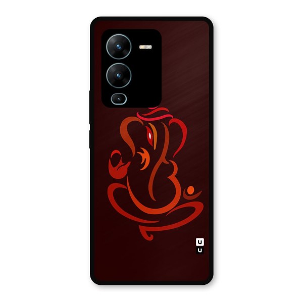 Jai Ganesha Metal Back Case for Vivo V25 Pro