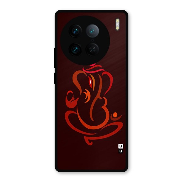 Jai Ganesha Metal Back Case for Vivo X90 Pro