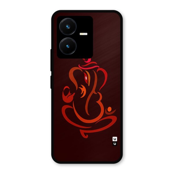 Jai Ganesha Metal Back Case for Vivo Y22