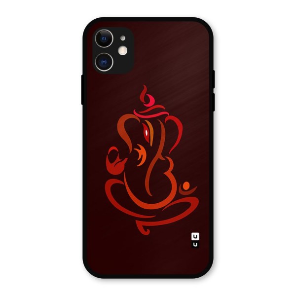 Jai Ganesha Metal Back Case for iPhone 11