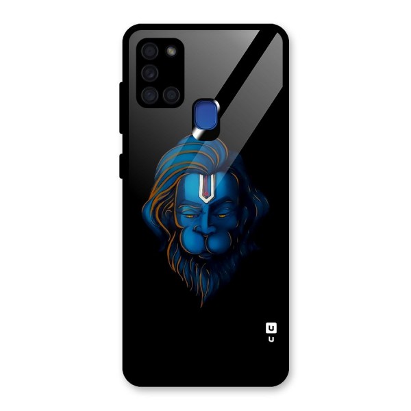 Jai Hanuman Glass Back Case for Galaxy A21s