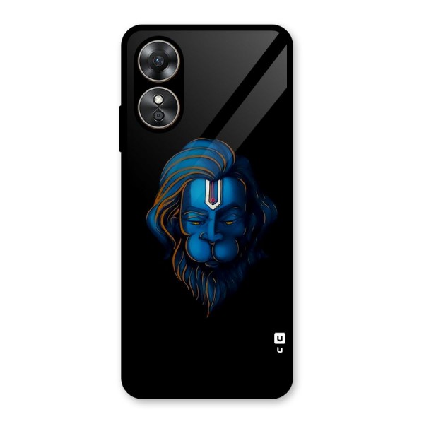 Jai Hanuman Glass Back Case for Oppo A17