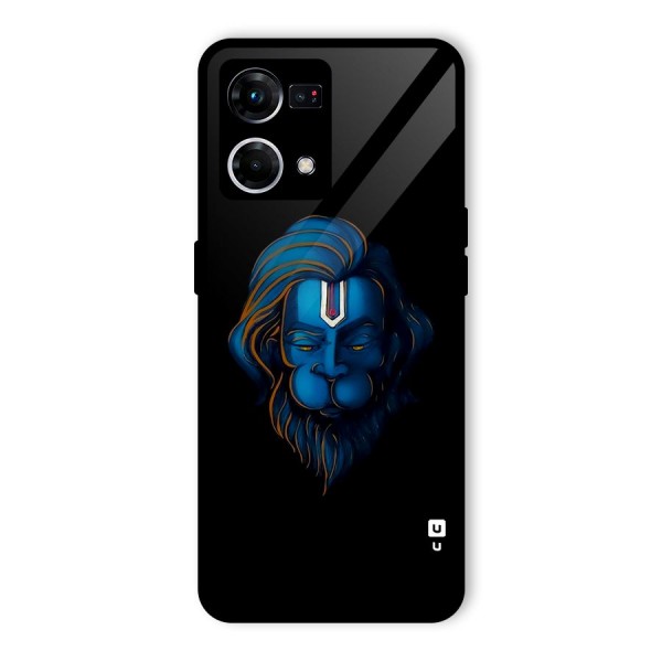 Jai Hanuman Glass Back Case for Oppo F21s Pro 4G