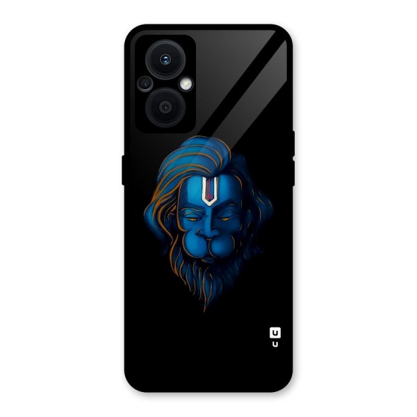 Jai Hanuman Glass Back Case for Oppo F21s Pro 5G