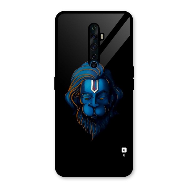 Jai Hanuman Glass Back Case for Oppo Reno2 Z