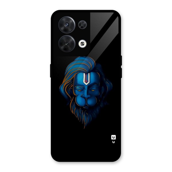 Jai Hanuman Glass Back Case for Oppo Reno8 5G