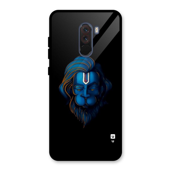 Jai Hanuman Glass Back Case for Poco F1