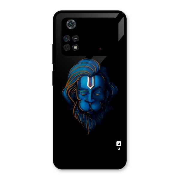 Jai Hanuman Glass Back Case for Poco M4 Pro 4G