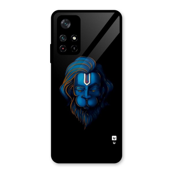 Jai Hanuman Glass Back Case for Poco M4 Pro 5G