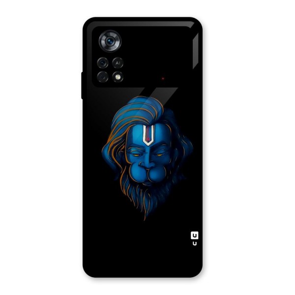 Jai Hanuman Glass Back Case for Poco X4 Pro 5G