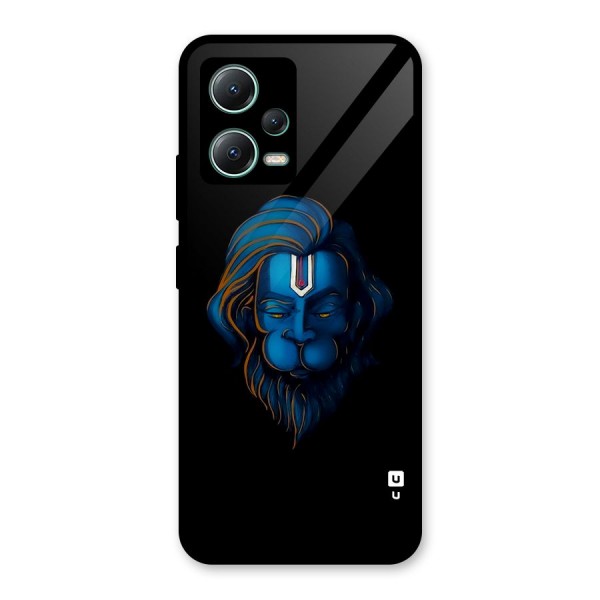 Jai Hanuman Glass Back Case for Poco X5