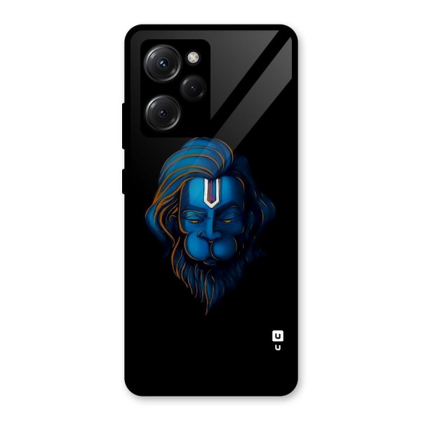 Jai Hanuman Glass Back Case for Poco X5 Pro