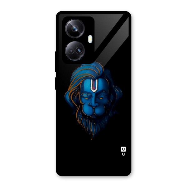 Jai Hanuman Glass Back Case for Realme 10 Pro Plus