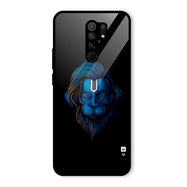 Jai Hanuman Glass Back Case for Redmi 9 Prime