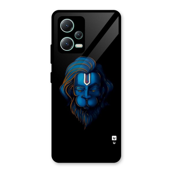 Jai Hanuman Glass Back Case for Redmi Note 12 5G