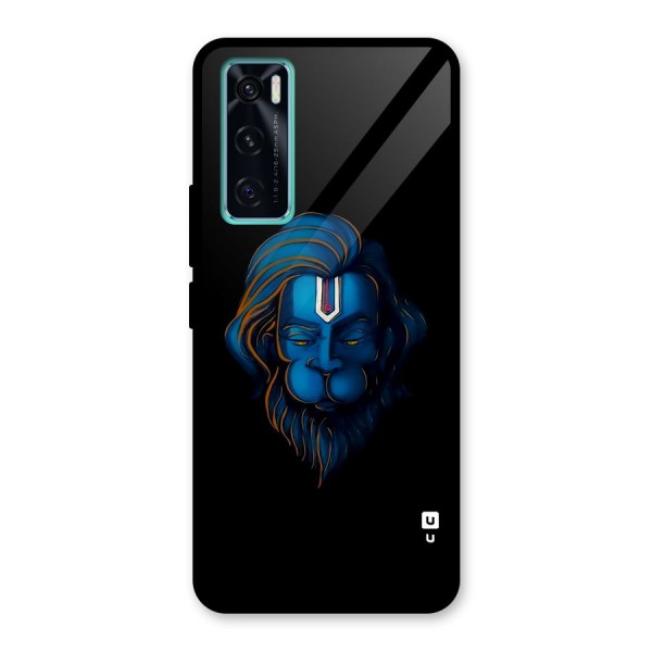 Jai Hanuman Glass Back Case for Vivo V20 SE