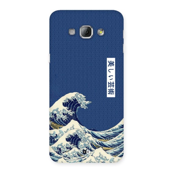 Japanese Art Back Case for Galaxy A8