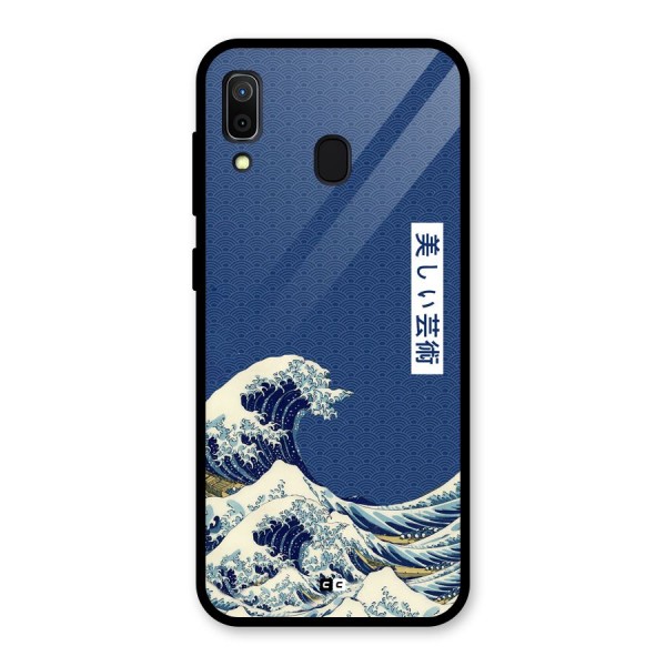 Japanese Art Glass Back Case for Galaxy A30