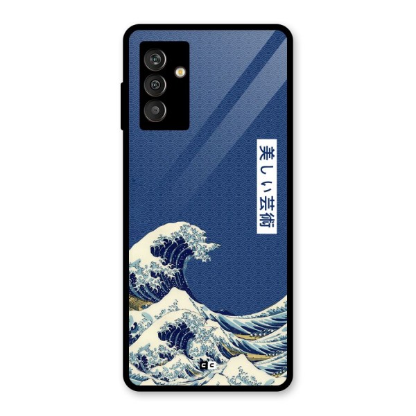 Japanese Art Glass Back Case for Galaxy M13