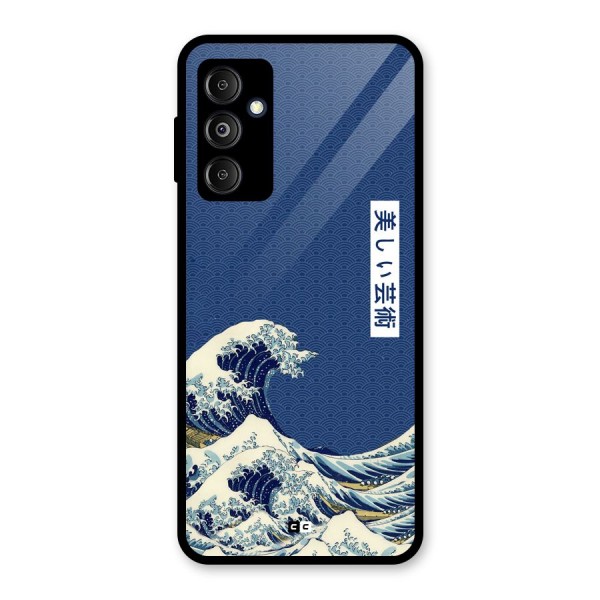 Japanese Art Glass Back Case for Galaxy M14 5G