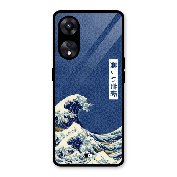 Japanese Art Glass Back Case for Oppo A78