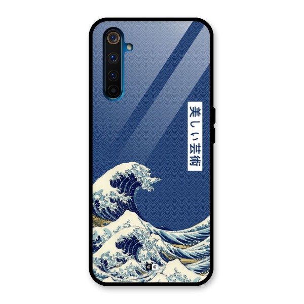 Japanese Art Glass Back Case for Realme 6 Pro