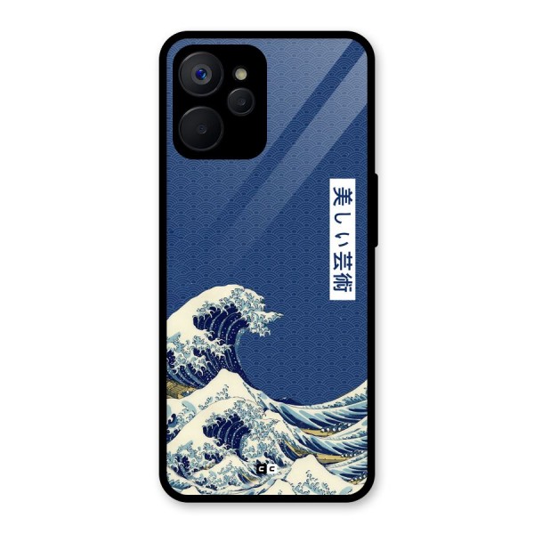 Japanese Art Glass Back Case for Realme 9i 5G